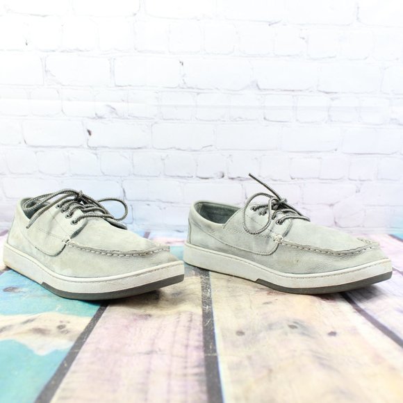 LL BEAN Leather Casual Boat Shoes Size 9.5 W - Picture 3 of 9